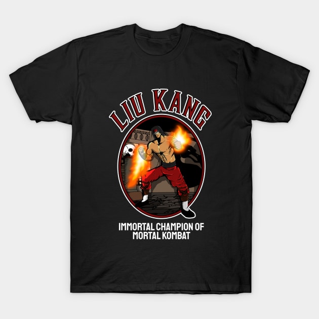 Mortal Kombat - Liu Kang T-Shirt by withoutthebox